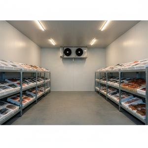 Logistics Warehouse 500m2 Cold Room For Frozen Food Walk-in Freezer