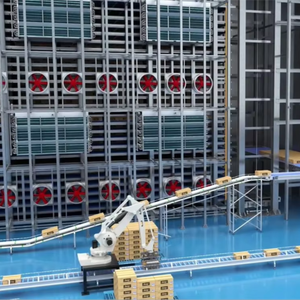Customized Smart Cold Chain Logistics Warehouse Automated Pallet Rack System
