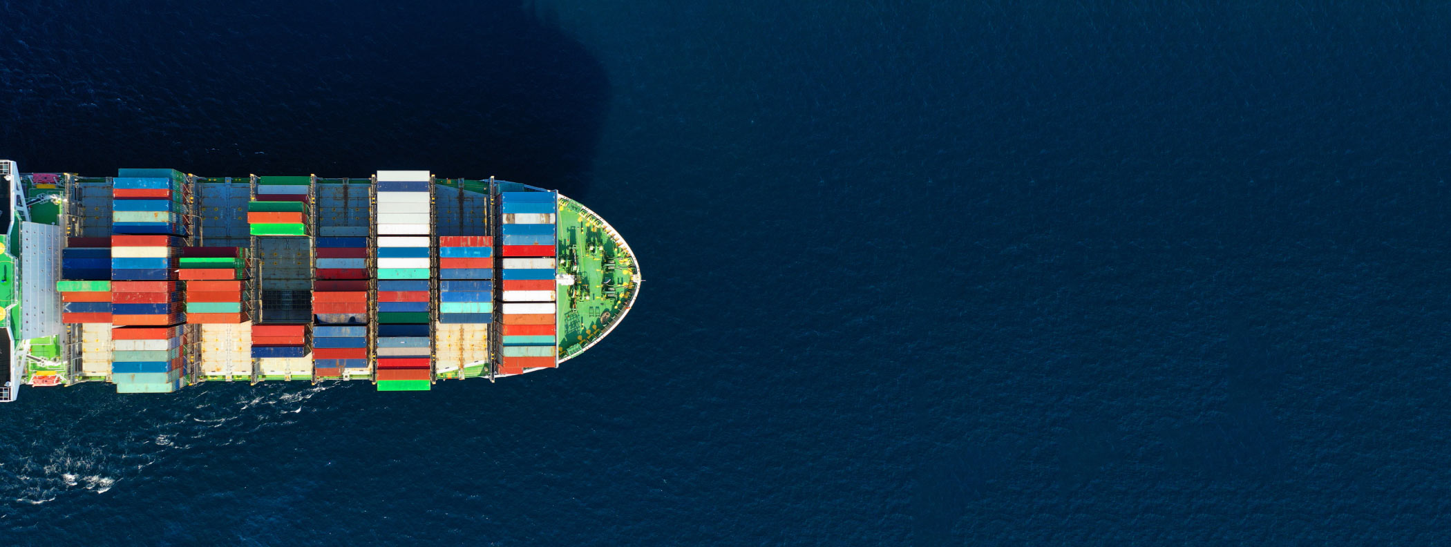 Ocean Freight Shipping Containers at Port Terminal