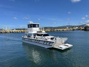 12m 40ft Aluminum V Bottom Open Sea Barge Work Cargo Boat